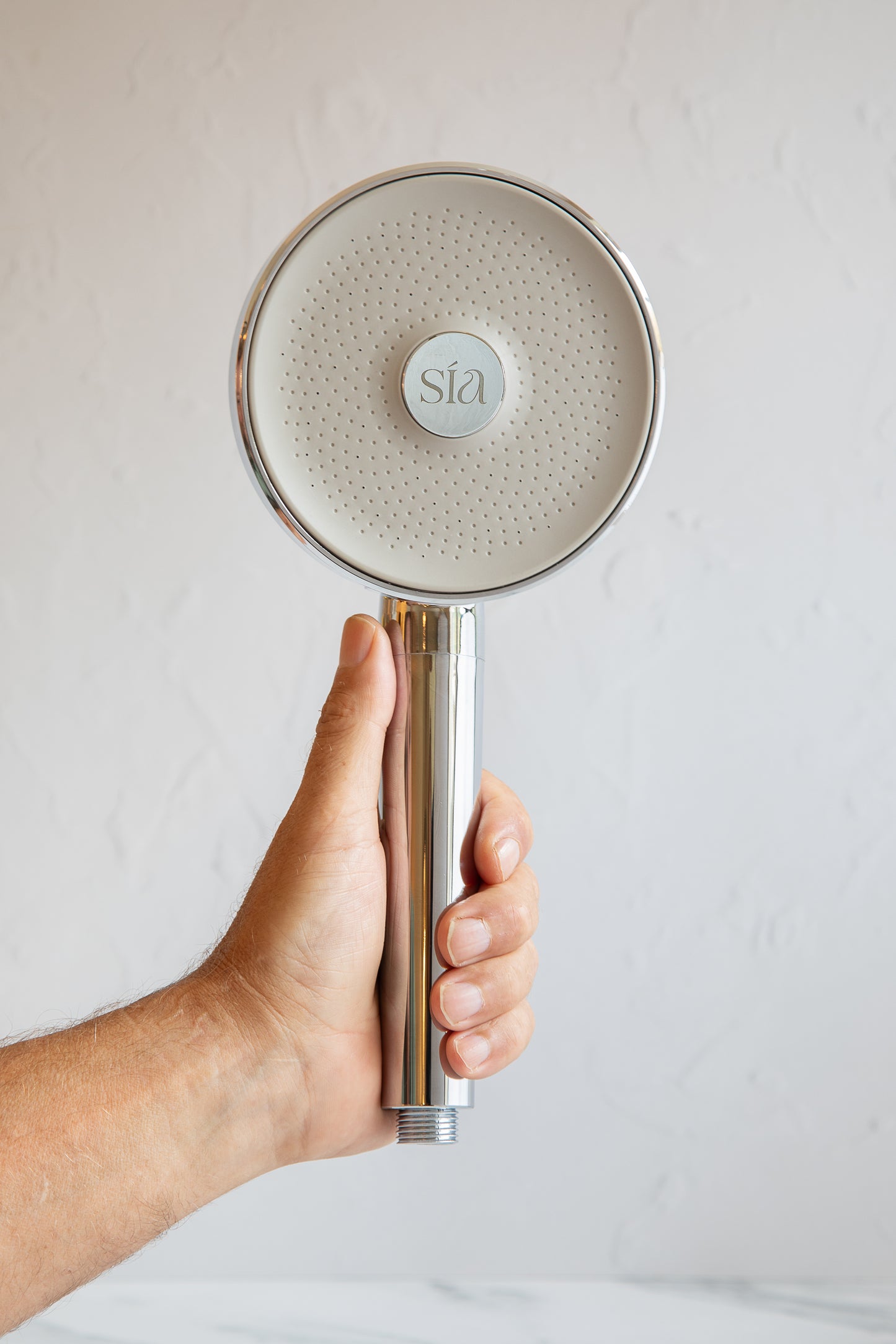 Hand held Chrome Filtered shower head